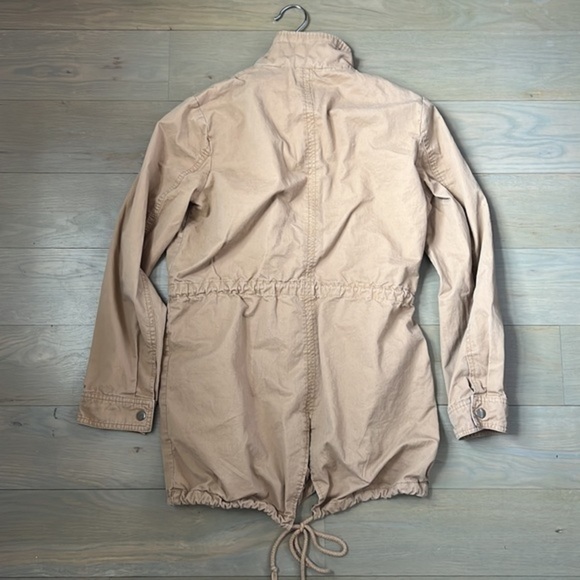 Forever 21 Rust Colored Windbreaker Jacket 100% Cotton - Picture 3 of 5